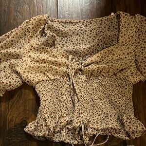 Floral Print Women's Top